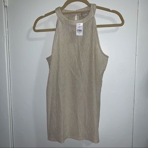 LOFT cream tank top (NWT)
